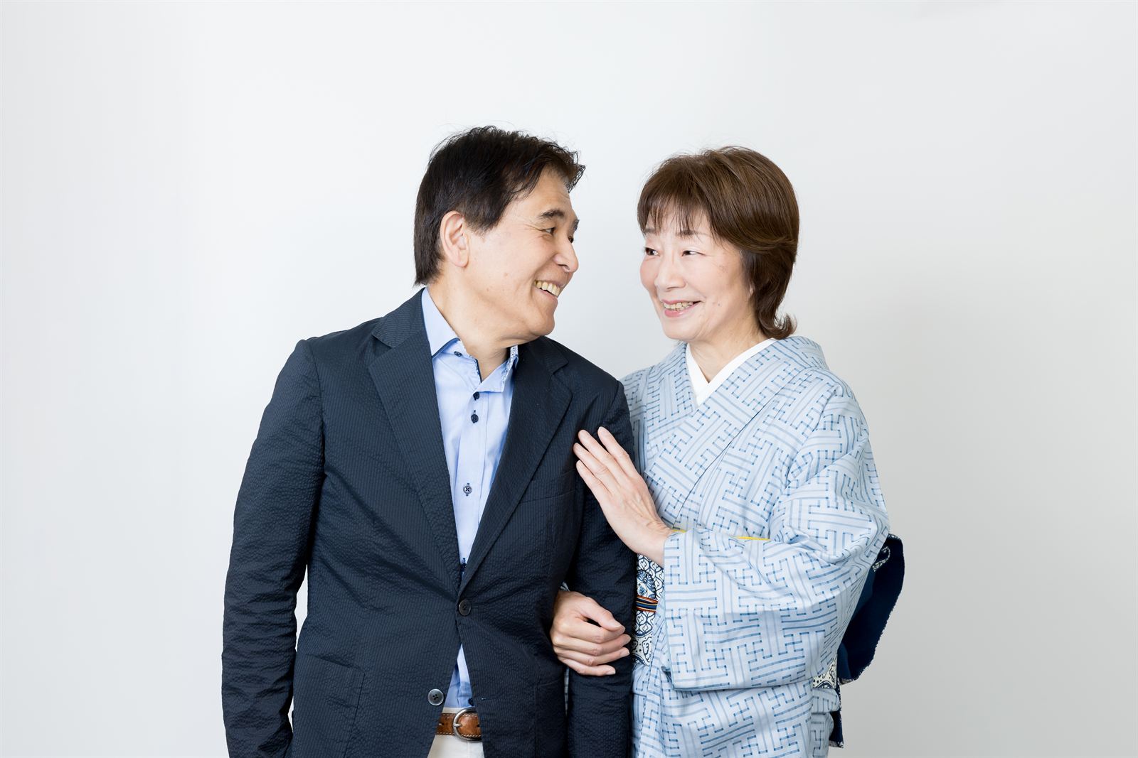 Couple in kimono
