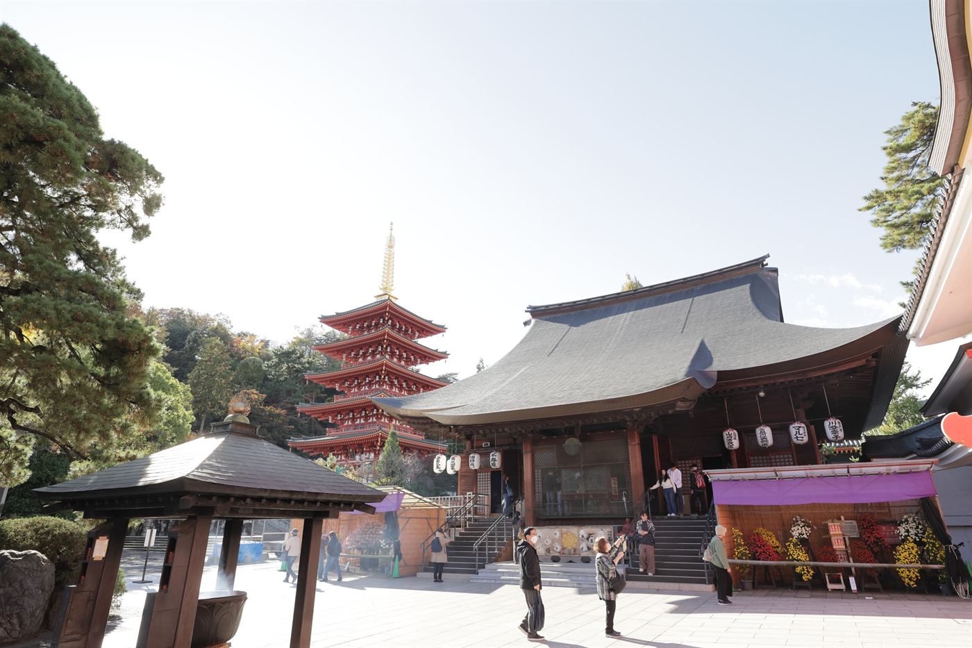 Takahata-Fudoson five-story pagoda
